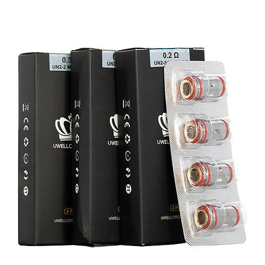 Uwell Crown V Replacement Coils (4 Pack) - Vapor Authority Uwell Crown V Replacement Coils (4 Pack) - Vapor Authority