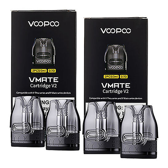 VooPoo Vmate V2 Replacement Pods - Vapor Authority VooPoo Vmate V2 Replacement Pods - Vapor Authority