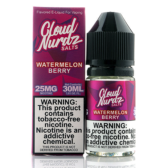 Nicotine Strength: 25mg (nic Salt);50mg (nic Salt Cloud Nurdz Watermelon Berry Salt E-Liquid - Vape Juice Watermelon Berry Salt - Cloud Nurdz E-juice 1 Australia Nicotine Strength: 25mg (nic Salt);50mg (nic Salt Cloud Nurdz Watermelon Berry Salt E-Liquid - Vape Juice Watermelon Berry Salt - Cloud Nurdz E-juice 1 Australia