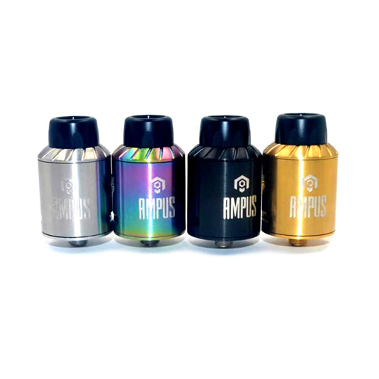 AMPUS Screwless RDA By Pulesi - Two Post Rebuildable Dripping Atomizer AMPUS Screwless RDA By Pulesi - Two Post Rebuildable Dripping Atomizer
