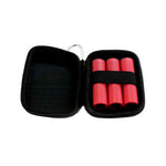efest battery case - zipper case black
