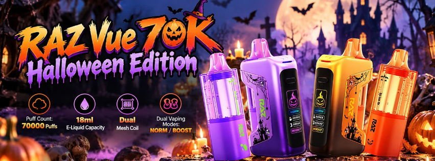 RAZ VUE 70K Halloween Edition: Specifications, Flavor Profiles, and Po