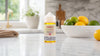 Vape juice on a kitchen countertop