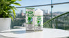 Vape juice on a balcony table