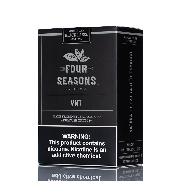 Four Seasons E-liquids - Black Label - VNT - 60ml