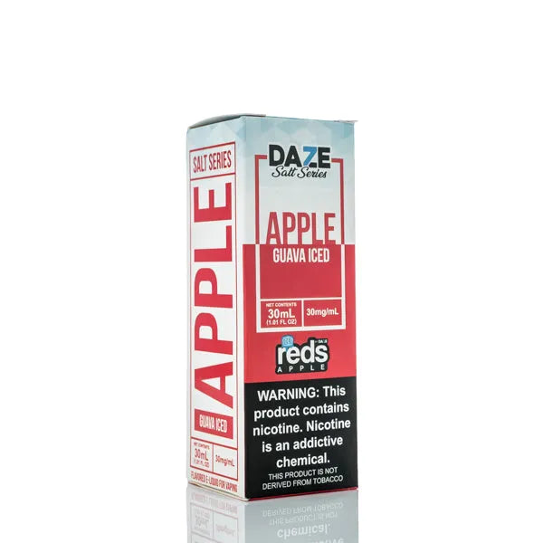 7 Daze TFN Salt Series - Reds Apple eJuice - Guava Iced - 30ml