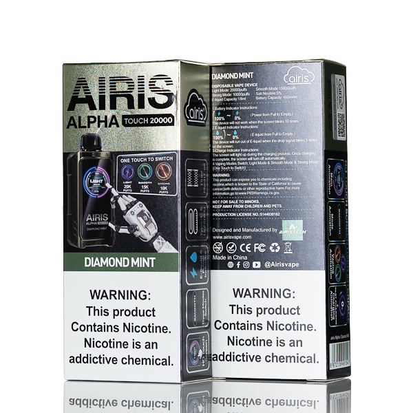Airis Alpha Touch 20K Puffs Disposable