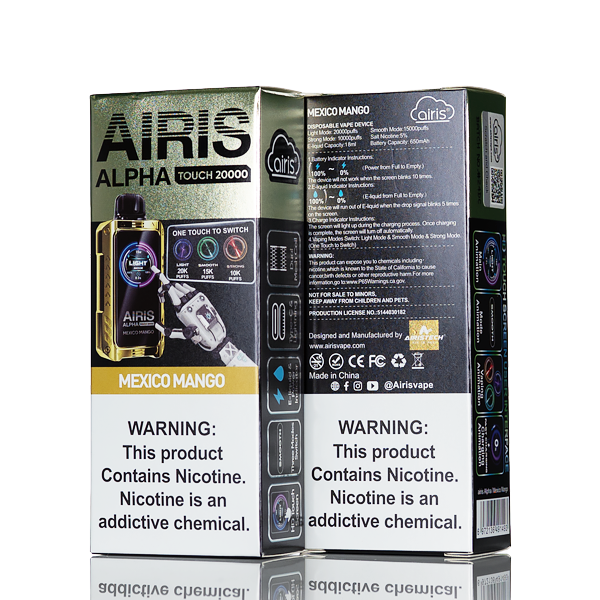 Airis Alpha Touch 20K Puffs Disposable