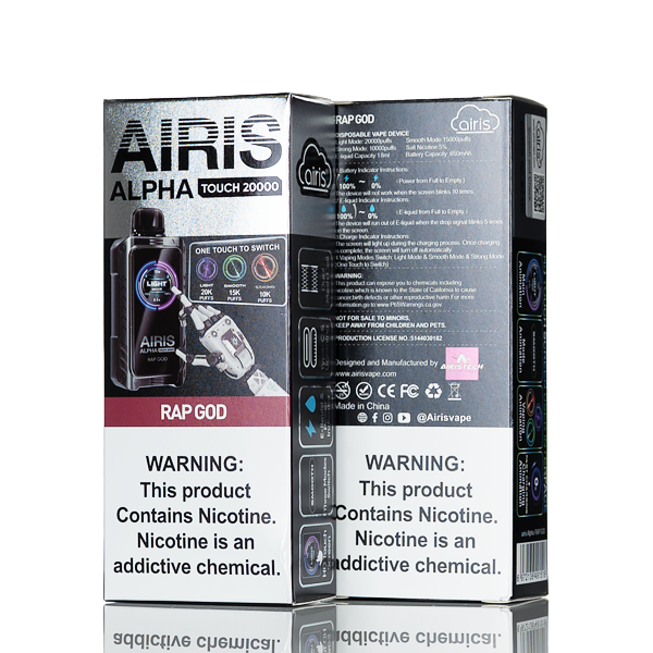 Airis Alpha Touch 20K Puffs Disposable