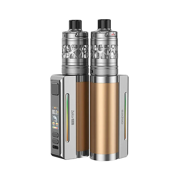Aspire Zelos M80 Starter Kit Silver/Gold