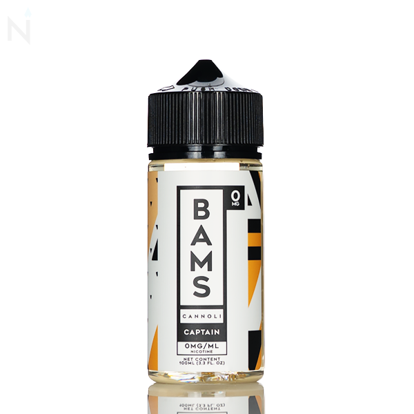 BAMS Cannoli - No Nicotine Vape Juice - 100mL