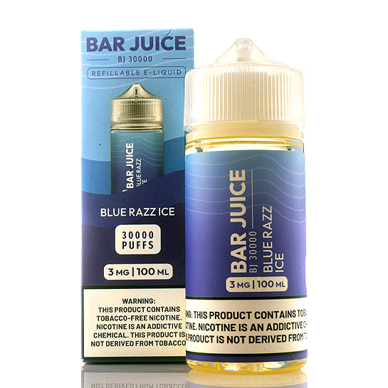 Blue Razz Ice E-Juice by Bar Juice Blue Razz Ice E-Juice by Bar Juice