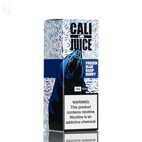 Cali Juice E Liquid- Frozen Blue Raspberry - 100mL
