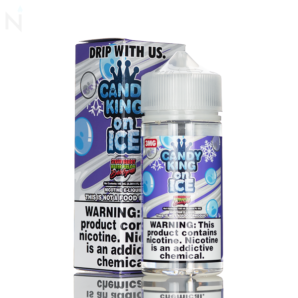 Candy King - Strawberry Watermelon Bubblegum On Ice - 100ml