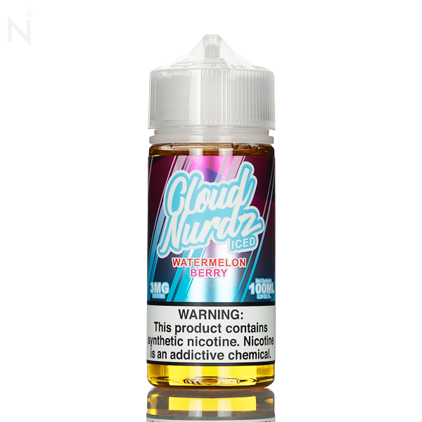 Cloud Nurdz E-Liquid - Iced Watermelon Berry - 100mL