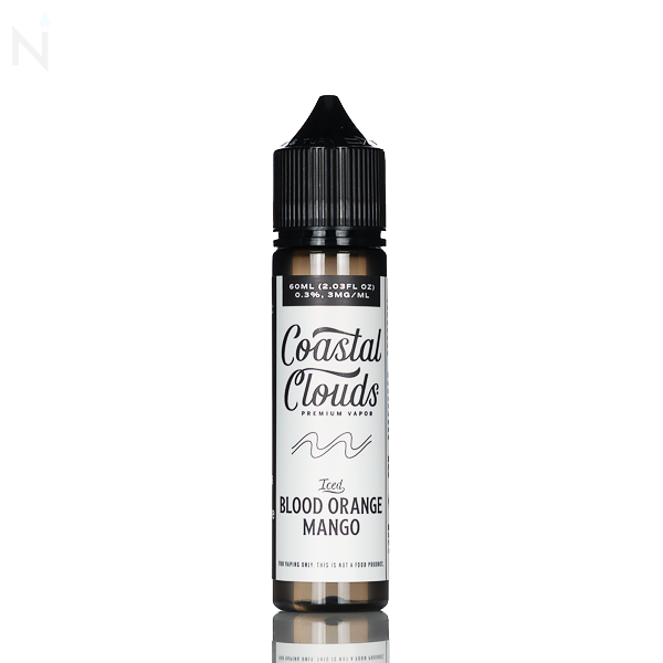 Coastal Clouds E-Liquid - Blood Orange Snow Cone Iced (Iced Blood Orange Mango) - 60mL