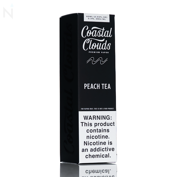 Coastal Clouds E-Liquid - Peach Tea - 60mL
