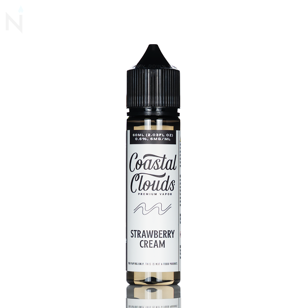Coastal Clouds E-Liquid - Strawberry Cream - 60mL