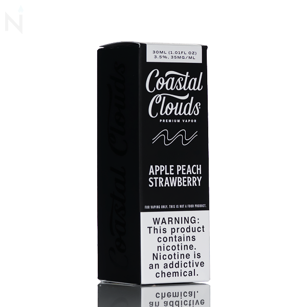 Coastal Clouds Salt - Apple Peach Strawberry - 30ml