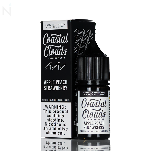 Coastal Clouds Salt - Apple Peach Strawberry - 30ml