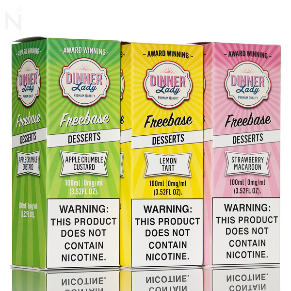 Dinner Lady E-Liquid - No Nicotine Vape Juice - 100ml