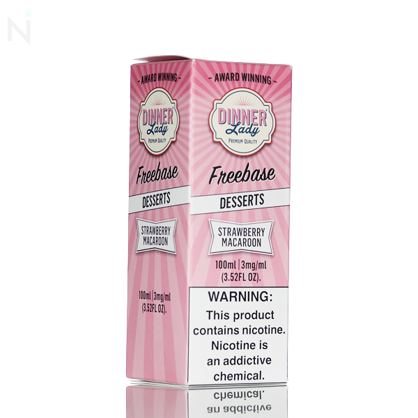 Dinner Lady E-Liquid - Strawberry Macaroon - 100ml