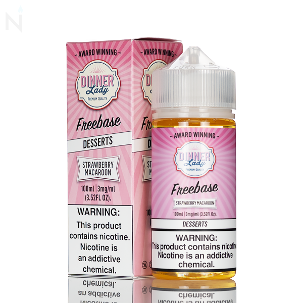 Dinner Lady E-Liquid - Strawberry Macaroon - 100ml