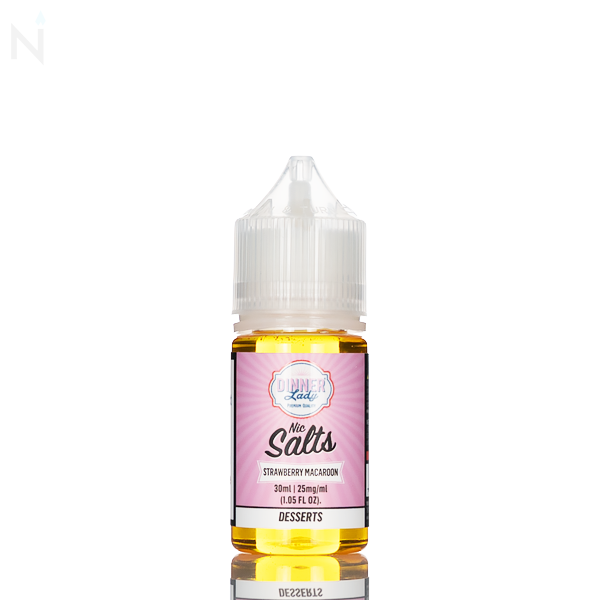 Dinner Lady Salt - Strawberry Macaroon - 30ml