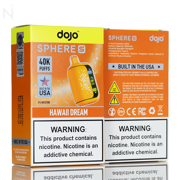 Vaporesso Dojo Sphere S 40K Puffs Disposable - 20mL