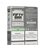 Fifty Bar V2 Silver Series 20mg Disposable Vape
