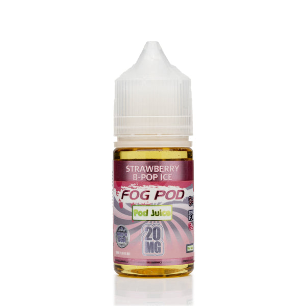 Pod Juice X Fog Pod Salt Nic - Strawberry B-Pop Ice - 30mL
