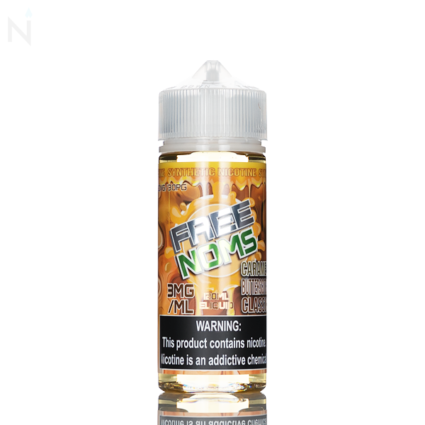 Freenoms E Liquid - Caramel Butterscotch Classic - 120mL