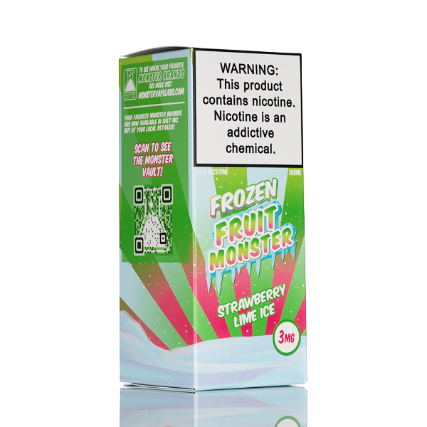 Frozen Fruit Monster - Strawberry Lime Ice - 100mL