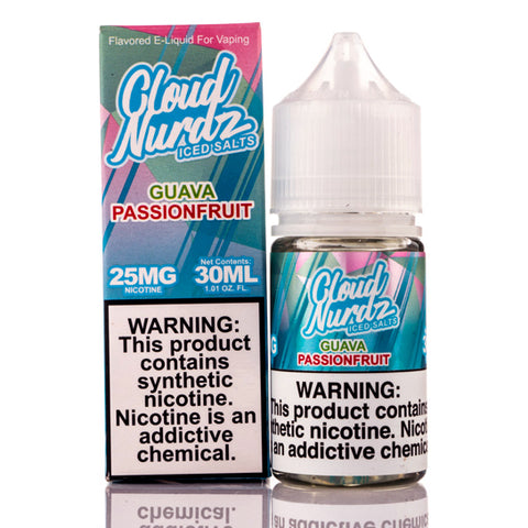 Guava Passionfruit Iced Salt - Cloud Nurdz E-Juice