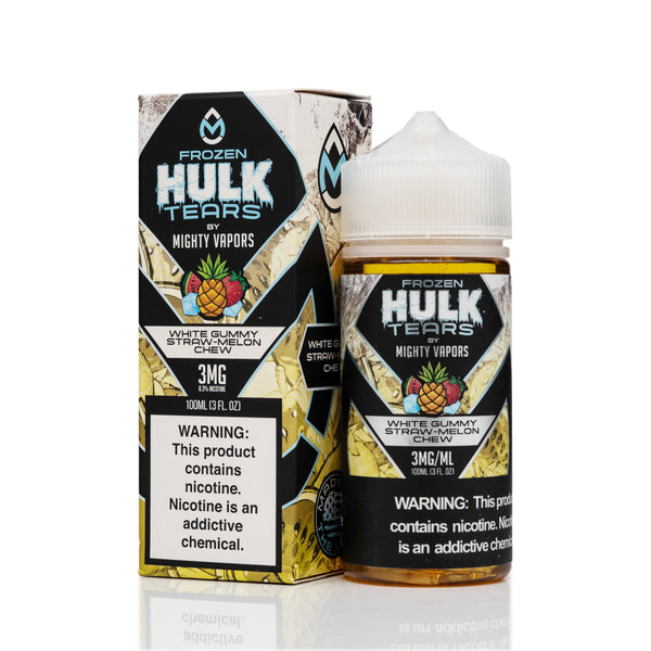 Hulk Tears E-Liquid - Frozen White Gummy Straw-Melon Chew - 100ml