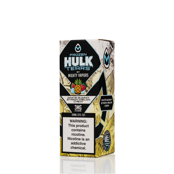 Hulk Tears E-Liquid - Frozen White Gummy Straw-Melon Chew - 100ml