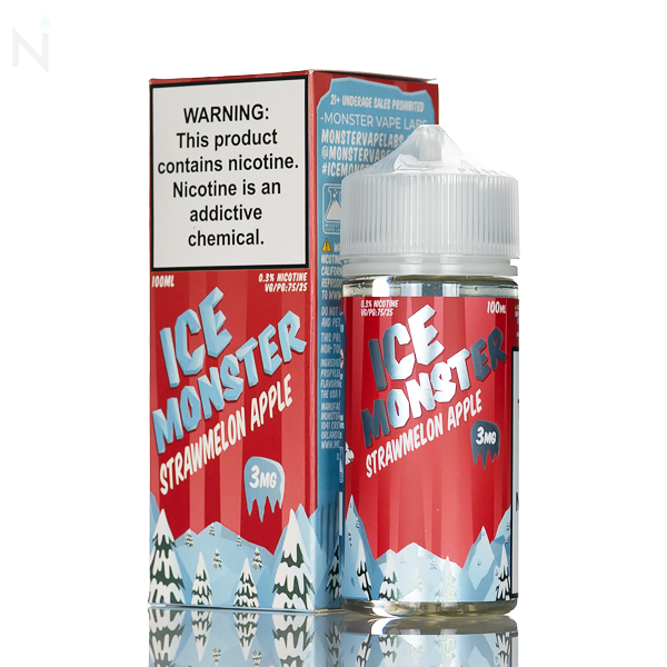 Ice Monster E-Liquid - Strawmelon Apple 100ml