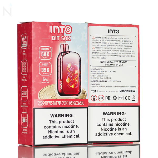 INTO BIT 50K 50,000 Puffs Disposable Vape