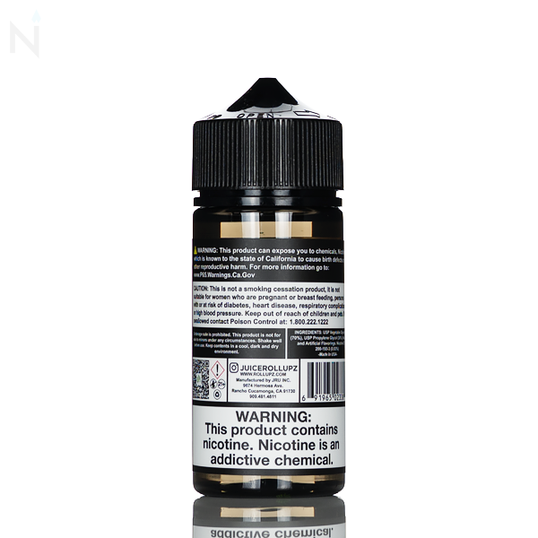 Juice Roll Upz E-Liquid - Carnival Blue Cotton Candy - 100mL