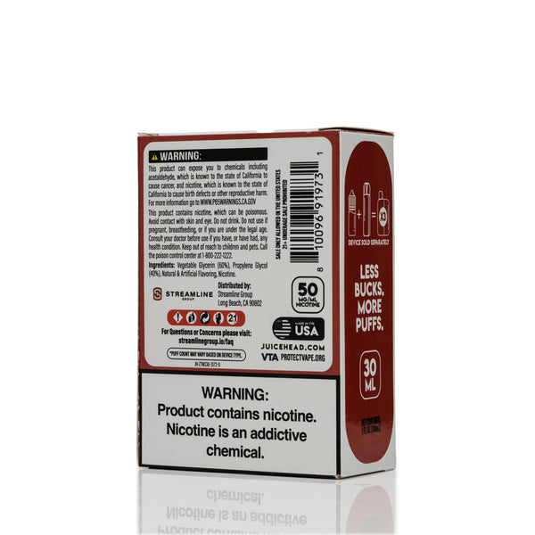Juice Head Salt Nic - Watermelon Strawberry - 30mL