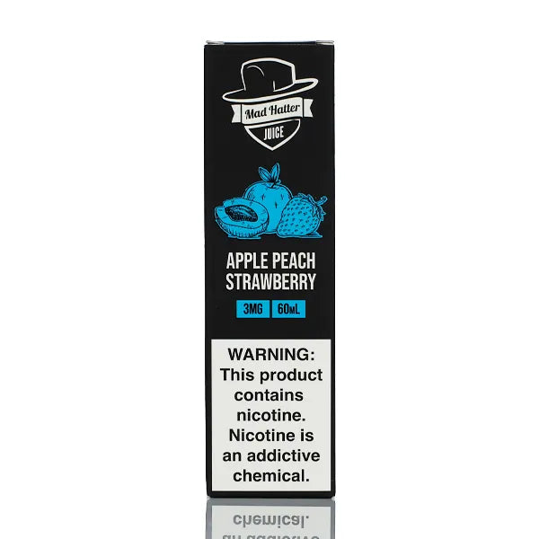 Mad Hatter Juice - Apple Peach Strawberry - 60ml