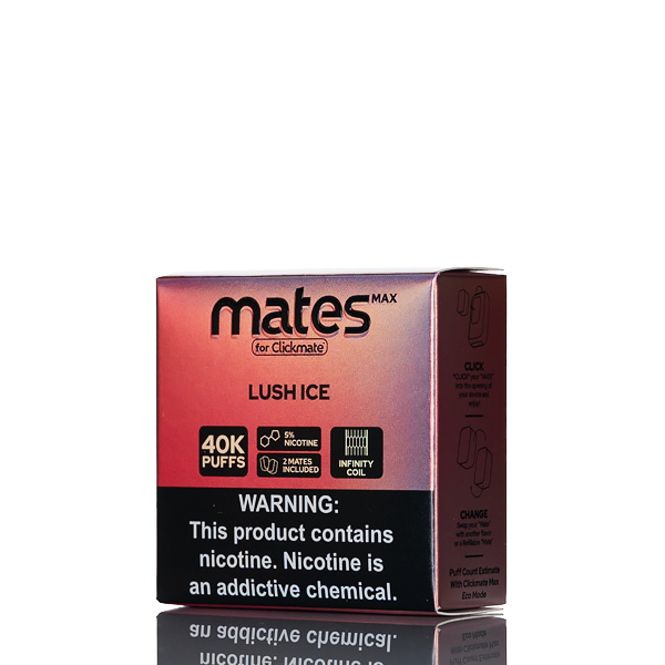 lush ice 7 Daze Clickmate Mates Max Recharge 5% Nic