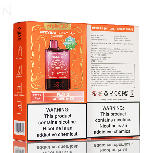Memers Switcher S22000 Puffs Disposable Vape - 24mL