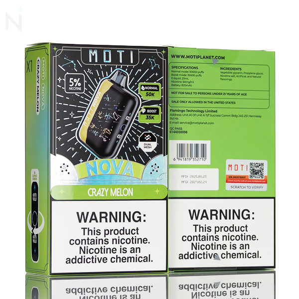 Moti Nova 50K 50,000 Puffs Disposable Vape