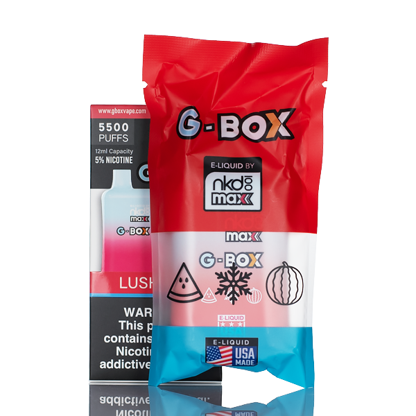 NKD100 G-Box Max 5500 Puffs Disposable Vape - 12ML (DISCONTINUED)