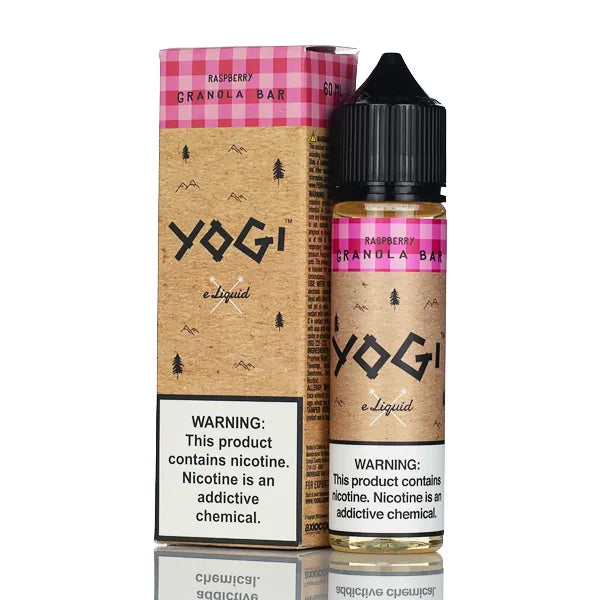 yogi granola vape juice E-Liquid - Rasberry Bar - 60ml COLOUR:BROWN LEATHER beri crush Light Blue Raz Vape