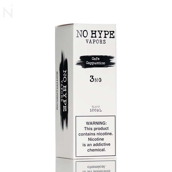 No Hype Vapors - Cafe Cappuccino - 100mL