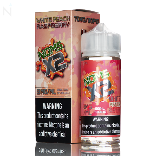NOMS X2 E Liquid - White Peach Raspberry - 120mL