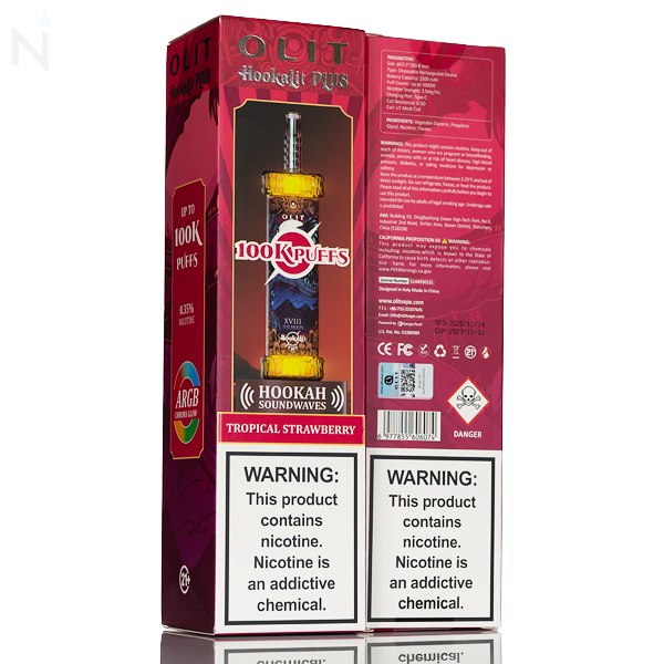 Olit Hookalit Plus 100K Puffs Disposable 3.5% Nic