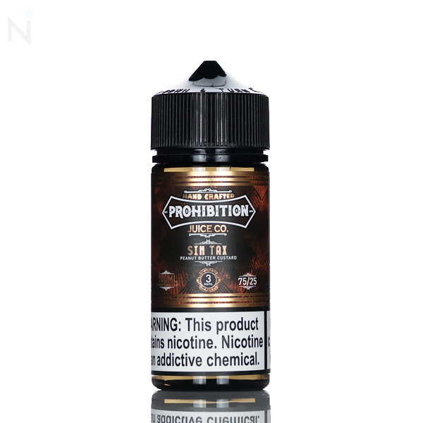 Prohibition E Liquid - Sin Tax - 100mL